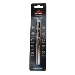 Сверло по металлу HSS-Co/M35 10.5 (1 шт) Vitals Professional (190292)