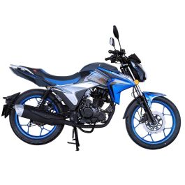 Мотоцикл Spark SP200R-16 (Собранный с маслами) (Сине-белый)