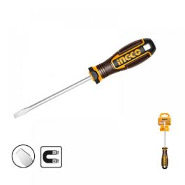 Отвертка плоская S2 4х100 мм INGCO INDUSTRIAL HSDSL4100
