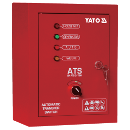 Блок ATS YATO 230В, 1-ф, 50А, для генераторов от 3 до 12 кВт (YT-85438)