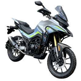 Мотоцикл Spark SP250T-8 (заводська упаковка) (Синій матовий із сріблястим)