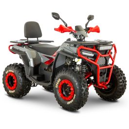 Квадроцикл Spark SP200-5 (Собранный с маслами) (Серый с красным)