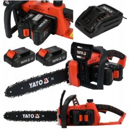Пила цепная аккумуляторная YATO YT-82812 + 2 АКБ и ЗУ