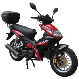 Мотоцикл Spark SP125C-4WQ (2026) (Заводська упаковка) (Червоно-білий)