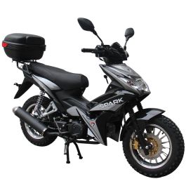 Мотоцикл Spark SP125C-4WQ (2026) (Собранный с маслами) (Серо-белый)