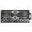 Набор плашки и метчики TOPEX M3 - M12 14A425