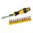 Отвертка в кейсе MASTER TOOL 40-0143 12 насадок