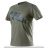 Футболка рабочая NEO CAMO olive, p. S (48), с принтом