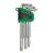 Набор Г-обр. ключей TOPTUL GSN-09LS, TORX, T10-T50, 9ед
