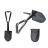 Лопата саперна MASTERTOOL 95х125х415 мм складана з чохлом 14-6280