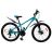 Велосипед CrossBike 24`` Racer 2022 Рама-12`` turquoise-black