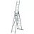 Драбина алюмінієва 3-х секційна LADDER STANDARD (3х7 сходинок) (190-9307)