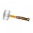 Киянка резиновая 450 г белая фибергласовая рукоятка INGCO HRUH8916