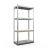 Стелаж металевий оцинкований Бюджет 1600х800х400 мм, 4 МДФ полиці, 175кг/полицю
