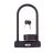Замок Green Cycle U-lock на ключе GLK-468 115x230 черный
