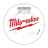 Диск пильный PFTE MILWAUKEE, O305х30х3,0мм, 60 зуб.