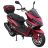Моторолер Spark SP150S-18 (Зібраний з мастилами) (Червоний)