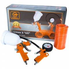 Купити Набір пневмоінструменту Limex 3 kit