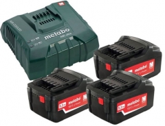Купити Комплект Metabo 685061000 3x5,2 Аг+зарядний блок