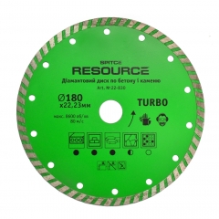 Купить Алмазный диск Spitce TURBO Resource 22-830 180 мм