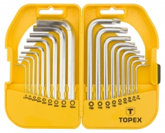 Купити Набір ключів шестигранних TOPEX 18 шт 35D952