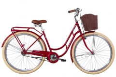 Купить Велосипед Dorozhnik 28 ST RETRO Velosteel 2021 19 (рубин)