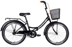 Купить Велосипед Formula 24 ST SMART Vbr 2021 15 (черн-оранж) + корзина