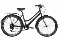 Купить Уценка: Велосипед Discovery 26 ST PRESTIGE WOMAN Vbr 2021 17 (черн-бел, сер)