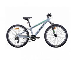 Купить Велосипед Leon OPS-LN-24-060 JUNIOR серебр.-черный с зел.