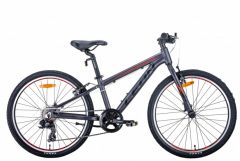 Купить Велосипед Leon OPS-LN-24-063 JUNIOR черно-ора. с серым (м)