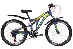 Купить Велосипед Discovery 24 ST ROCKET AM2 Vbr 2021 15 (син-жел-сал)