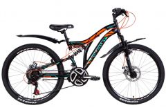 Купити Велосипед Discovery 24 ST ROCKET AM2 DD 2021 15 (чорн-помаран, бірюз)