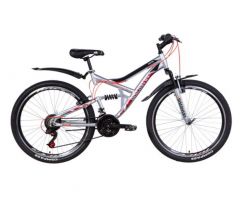 Купить Велосипед Discovery 26 ST CANYON AM2 Vbr 2021 17,5 (серебр-черн, красн)