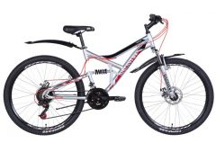 Купить Велосипед Discovery 26 ST CANYON AM2 Vbr 2021 17,5 (сереб., черн-крас.)