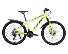 Купить Велосипед Titan 24`` Drag 2021 Рама-12 желтый