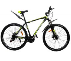 Купить Велосипед CrossBike 27,5`` Racer 2021 Рама-19`` black-neon yellow