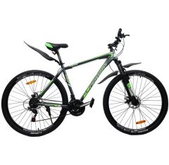 Купить Велосипед CrossBike 27,5`` Racer 2021 Рама-19`` gray-green