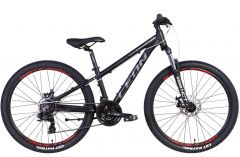 Купить Велосипед Leon 26 AL SUPER JUNIOR SE AM preload DD  рама-13`` черно-оранжевый с серым (м) 2022