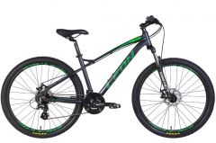 Купить Велосипед  Leon 27.5 AL XC-90 SE AM Hydraulic lock out DD  рама-19`` графитовый с зеленым (м)     20
