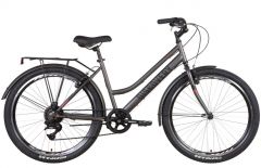 Купить Велосипед ST 26`` Discovery PRESTIGE WOMAN Vbr рама-17`` темно-серебристый (м) с багажником зад St