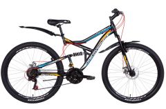 Купить Велосипед Discovery 27.5 PYTHON AM2 DD  рама-17`` ST черно-синий с красным (м)