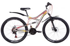 Купити Велосипед Discovery 27.5 PYTHON AM2 DD рама-19`` ST темно-сірий з жовтим та крас