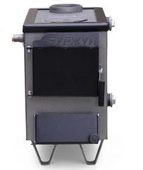 Купити Твердопаливний котел Буржуй КП-10 кВт із чавунною плитою (вихід димоходу 150мм нагору)