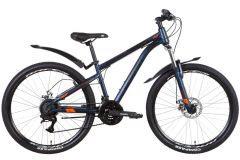 Купить Велосипед Discovery ST 26 TREK AM DD рама-13 сине-черный (м) с крылом Pl 2022
