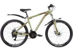Купить Велосипед Discovery ST 26 TREK AM DD рама-13 хаки (м) с крылом Pl 2022