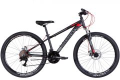 Купить Велосипед Discovery AL 26 BASTION AM DD рама-13 черно-красный (м) 2022