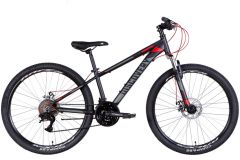Купить Велосипед Discovery AL 26 BASTION AM DD рама-18 черно-красный (м) 2022