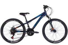 Купить Велосипед Discovery 24 RIDER AM DD рама-11,5`` ST 2022 темно-синий с оранжевым