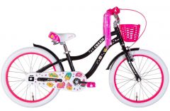 Купити Велосипед Formula 20 CREAM рама-10`` AL з крилом St, з кошиком Pl 2022 чорний з рожевим
