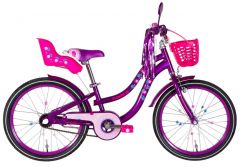 Купити Велосипед Formula 20 FLOWER PREMIUM рама-10`` ST з багажником для ляльок, з крилом St, з кошиком Pl